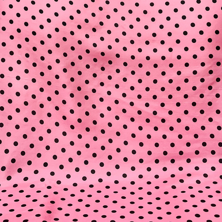 Wyoming Traders | Cowboy Polka Dot Silk Wild Rag Scarf in Pink