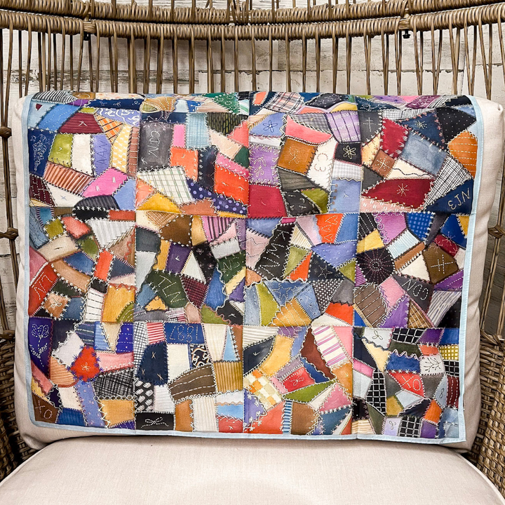 XOXO Art &amp; Co | Crazy Quilt Shorty Wild Rag Scarf in Multicolor