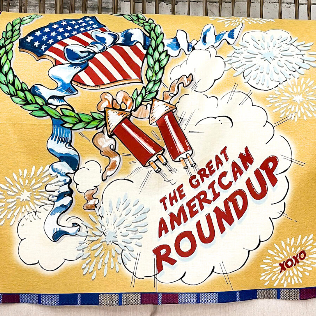 XOXO Art & Co | Great American Roundup Bandana Scarf in Cream