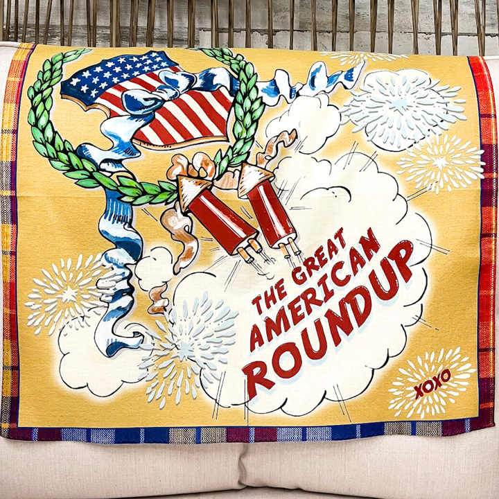 XOXO Art & Co | Great American Roundup Bandana Scarf in Cream
