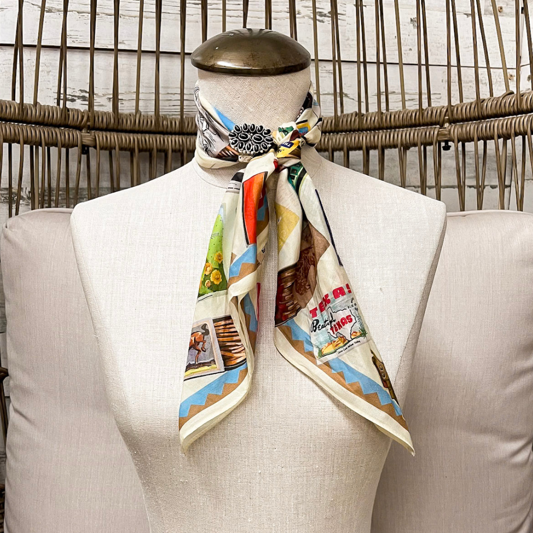 XOXO Art &amp; Co | Matchbooks Shorty Wild Rag Scarf in Ivory