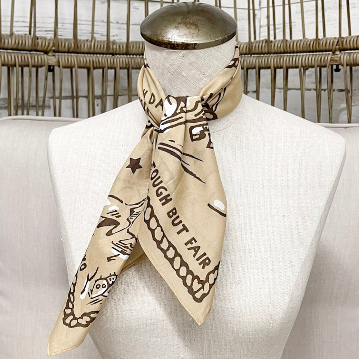 XOXO Art & Co | Code of the West Bandana Scarf