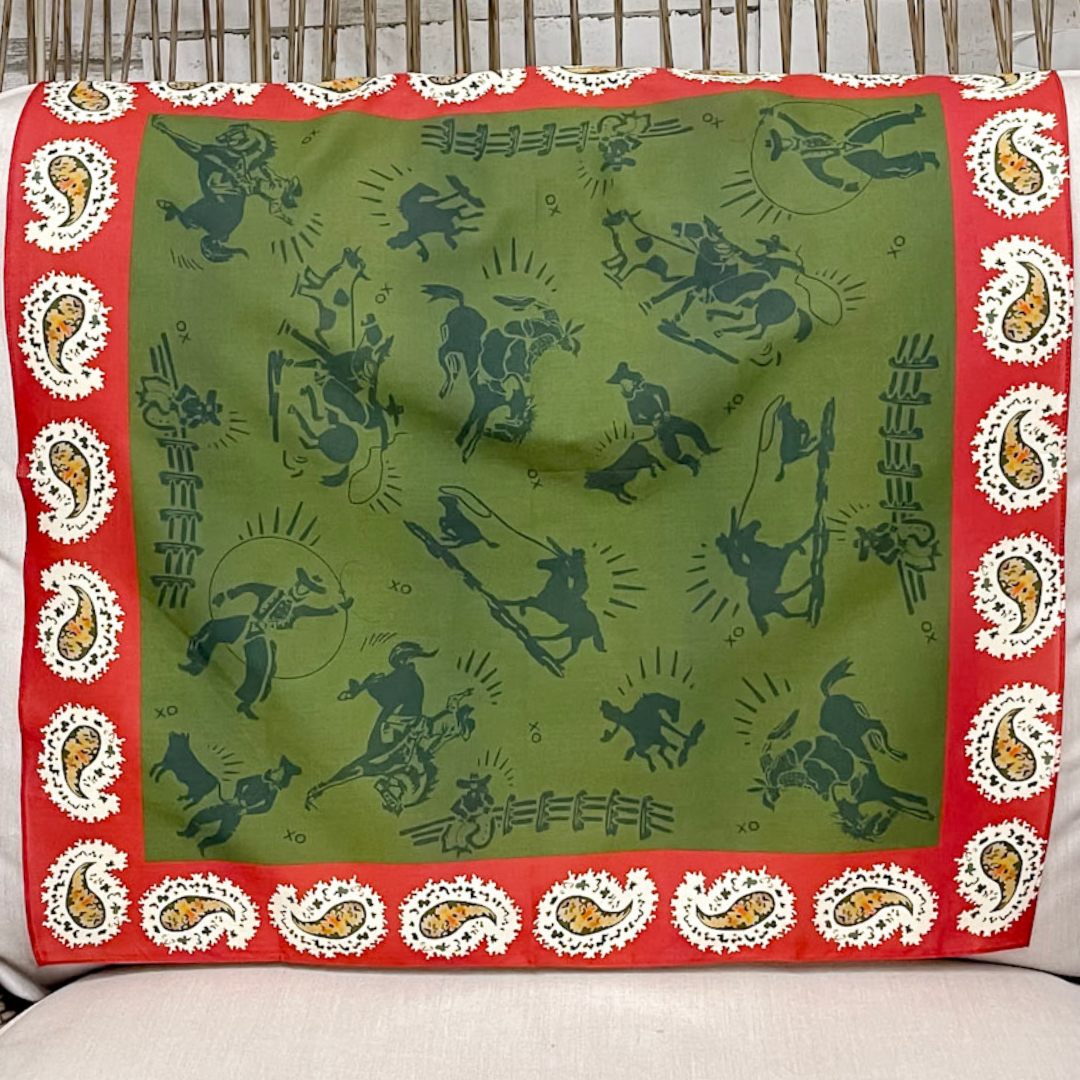XOXO Art & Co | Paisleys Bandana Scarf