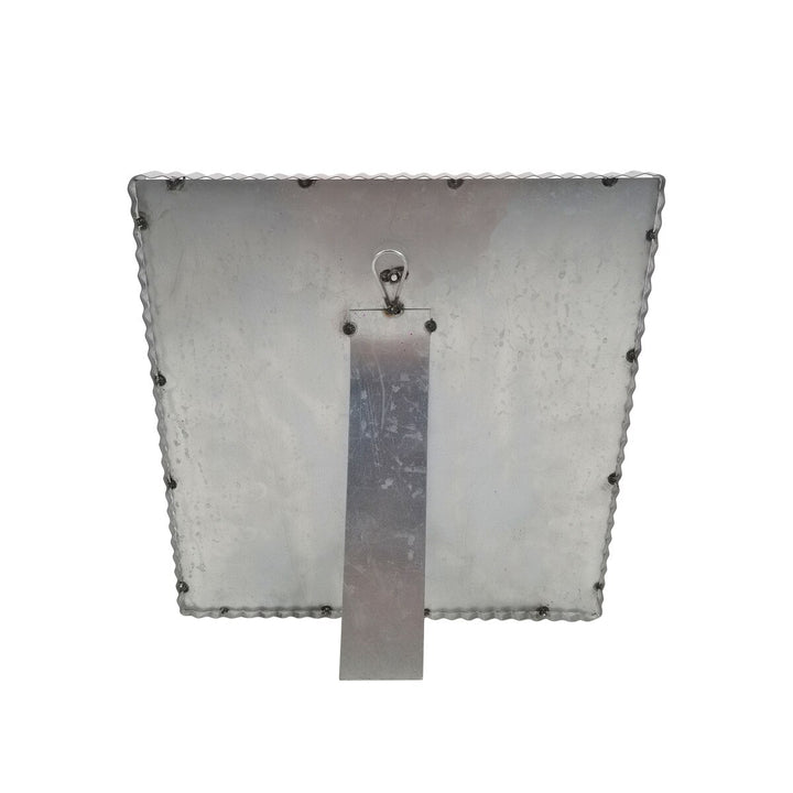 The Round Top Collection | Gallery Art Display Board with Metal Trim in Black and White Stripe