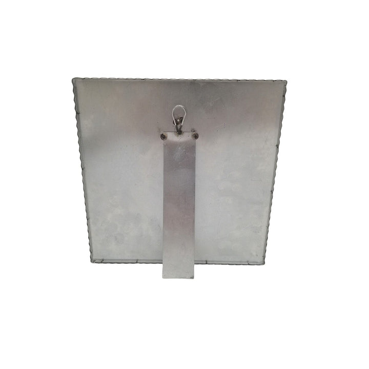The Round Top Collection | Gallery Art Display Board with Metal Trim in Gold and White Check