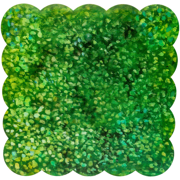 The Round Top Collection | Gallery Art Scalloped Edge Display Board in Boxwood Green