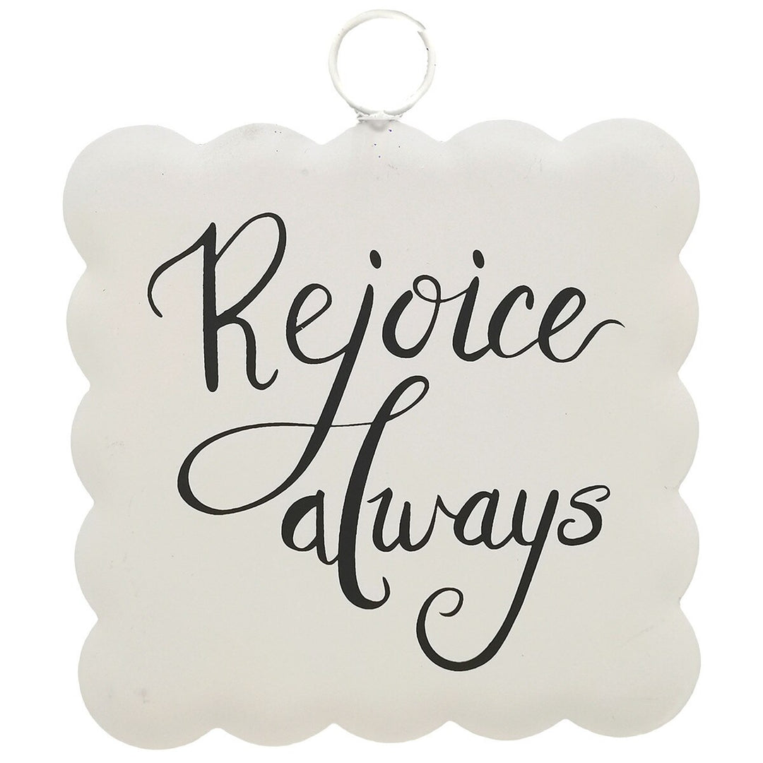 The Round Top Collection | Mini Gallery Art Scallop Rejoice Always