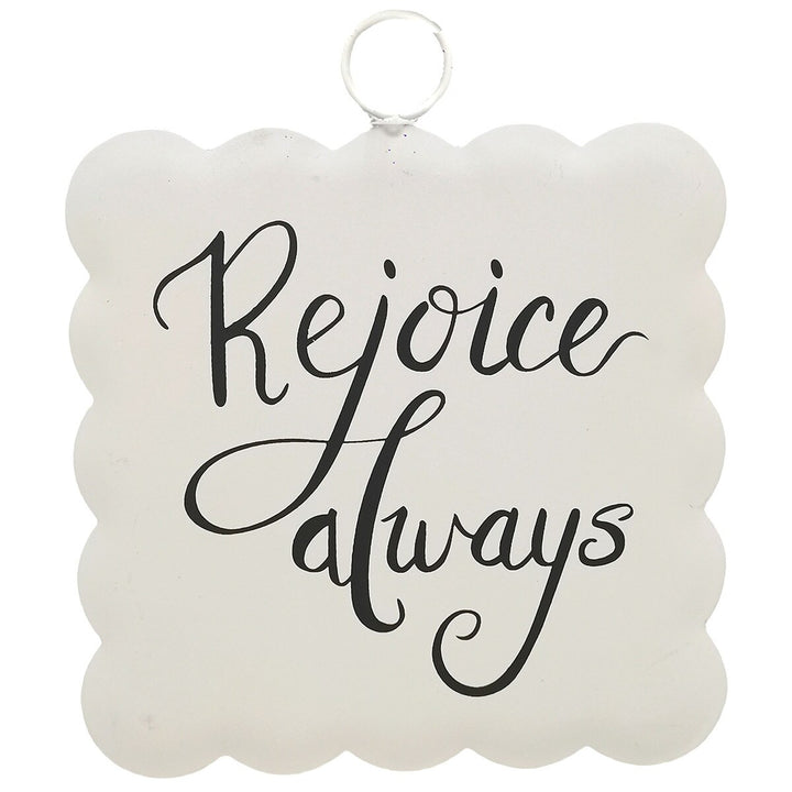 The Round Top Collection | Mini Gallery Art Scallop Rejoice Always