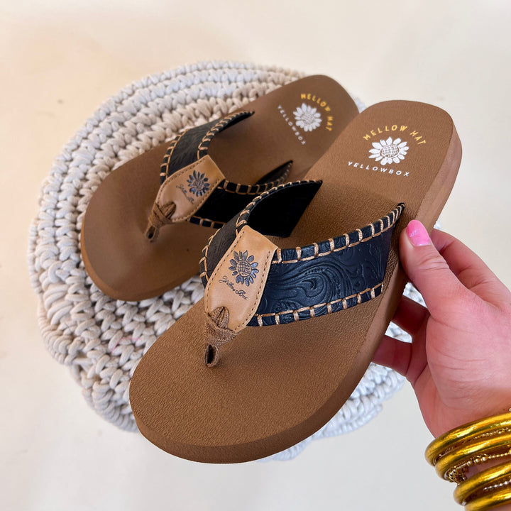 Yellow Box | Norrie Flip Flop in Black