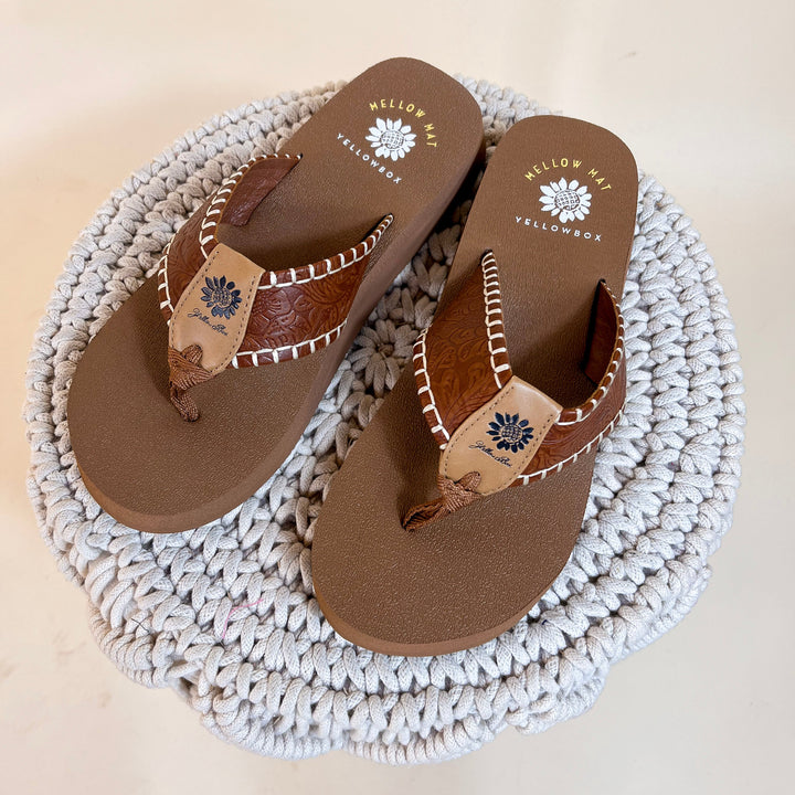 Yellow Box | Norrie Flip Flop in Tan