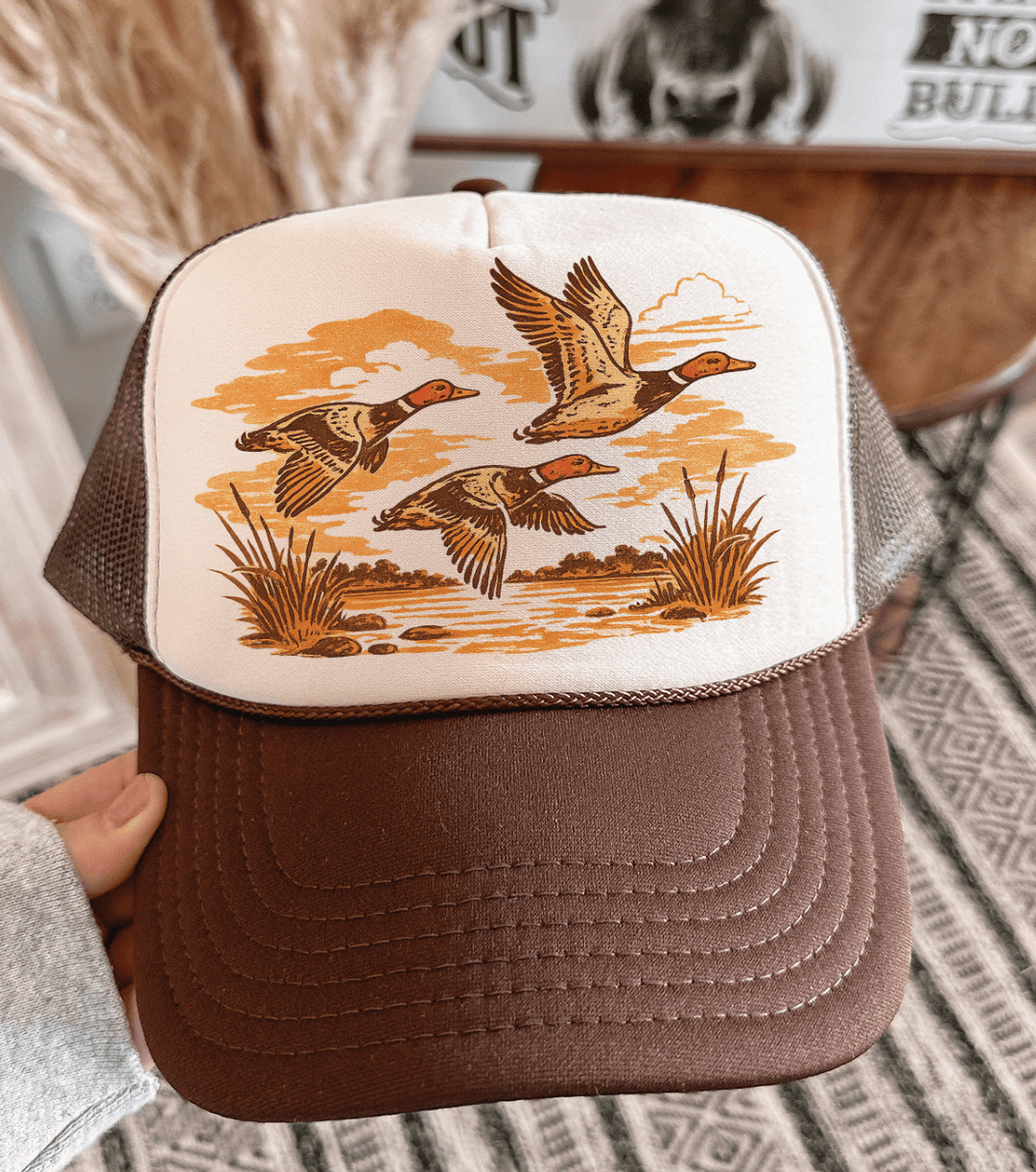 Made to Order | Autumn Marsh Flight Trucker Hat in Multiple Color Options