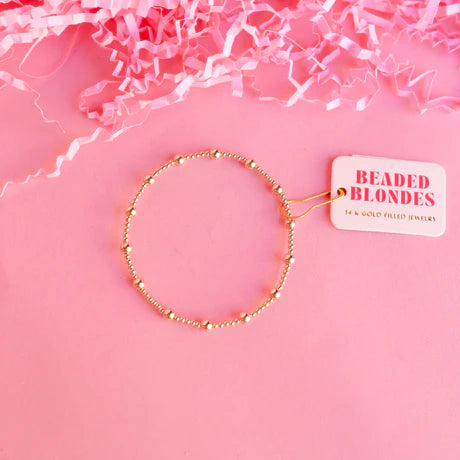 Beaded Blondes | Babies June Bracelet in Gold
