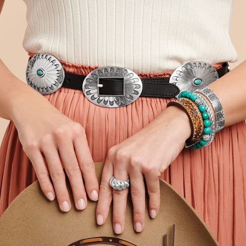 Brighton | Blackbird Concho Belt - Giddy Up Glamour Boutique