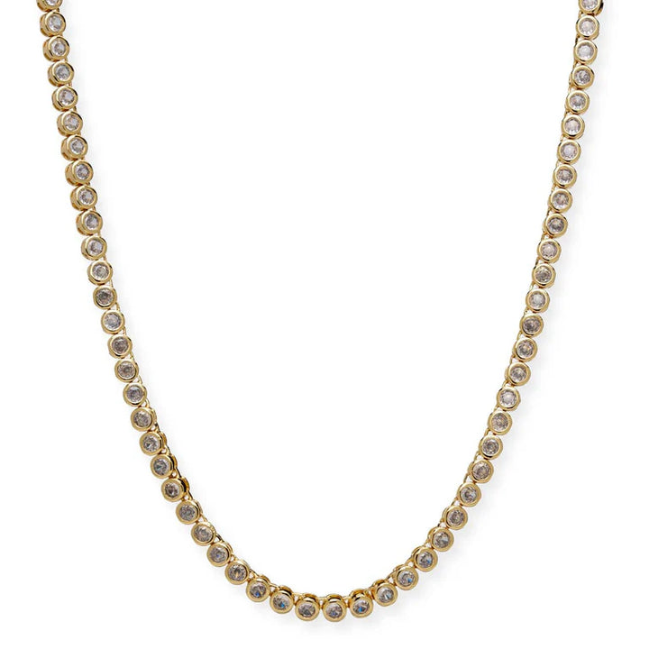 Bracha | Mali Gold Tone Tennin Necklace