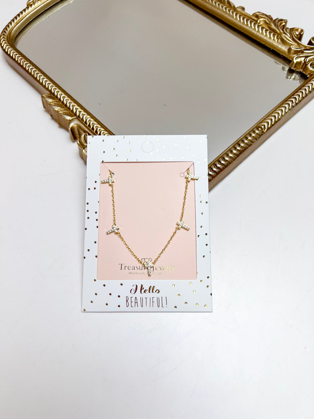 Treasure Jewels | Faith Drops Chain Necklace in Gold