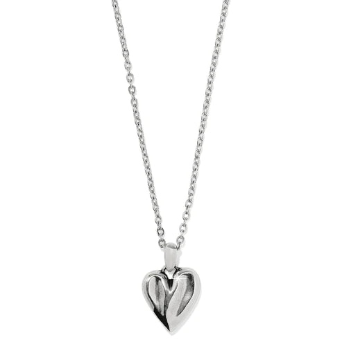 Brighton | Cascade Heart Petite Necklace in Silver and Gold Tone - Giddy Up Glamour Boutique