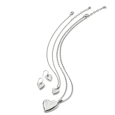 Brighton | Cascade Heart Petite Necklace in Silver and Gold Tone - Giddy Up Glamour Boutique
