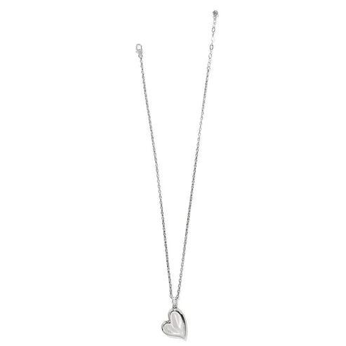 Brighton | Cascade Heart Reversible Necklace in Silver and Gold Tone
