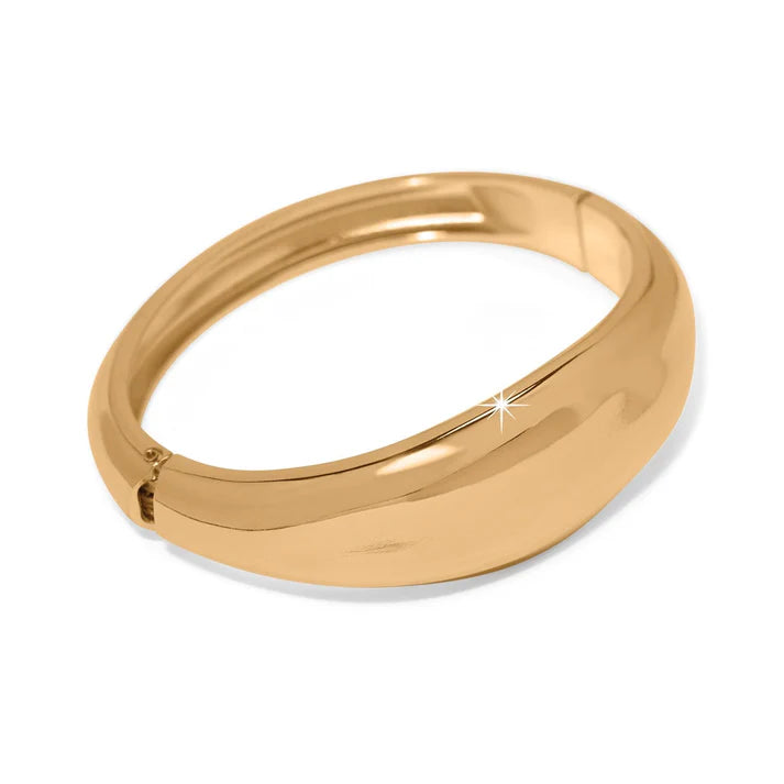 Brighton | Cascade Lumina Hinged Bangle Bracelet in Gold