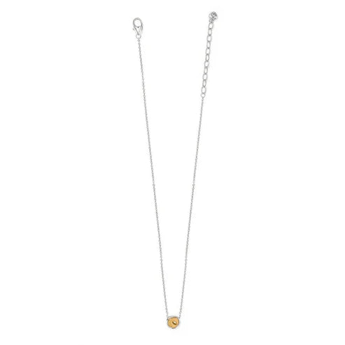 Brighton | Cascade Round Petite Necklace in Silver and Gold Tone