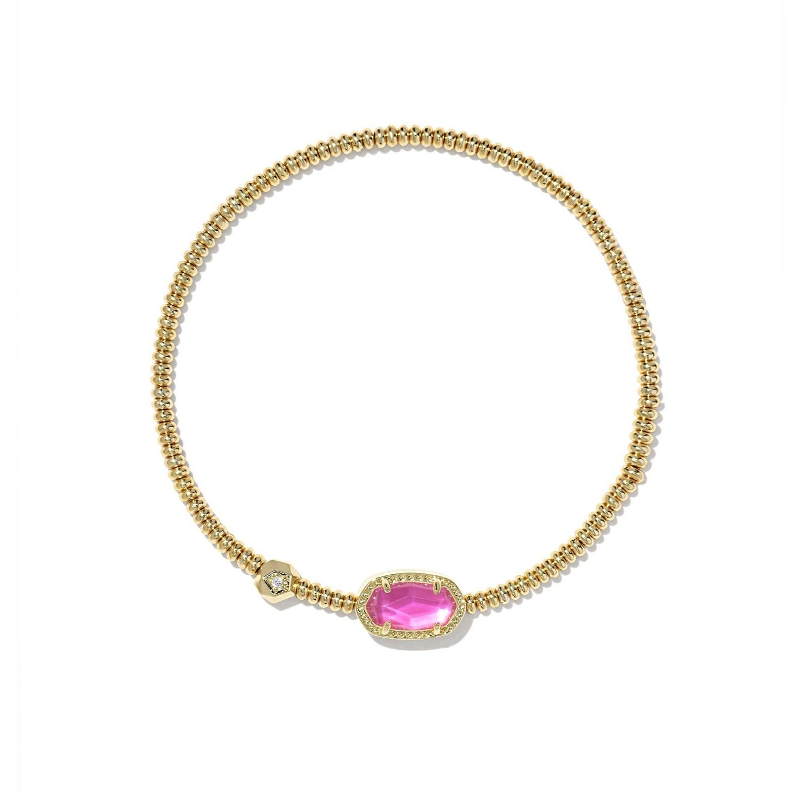 Kendra Scott | Grayson Gold Stretch Bracelet in Azalea Illusion