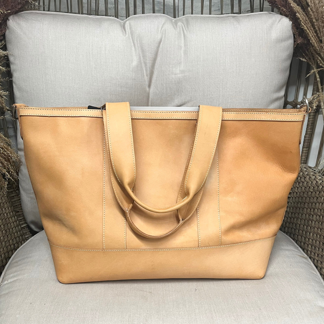 Blemished Consuela #2467 | Diego Genuine Leather Max Tote • FINAL SALE