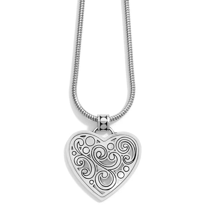 Brighton | Contempo Heart Necklace in Silver