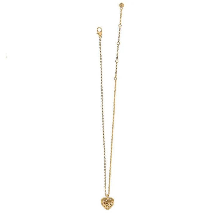 Brighton | Contempo Heart Petite Necklace in Gold