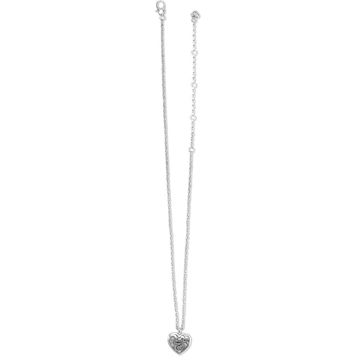 Brighton | Contempo Heart Petite Necklace in Silver