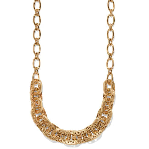 Brighton | Contempo Linx Necklace in Gold Tone - Giddy Up Glamour Boutique