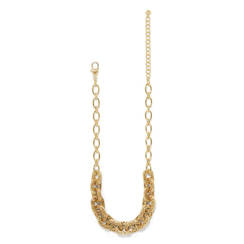 Brighton | Contempo Linx Necklace in Gold Tone - Giddy Up Glamour Boutique