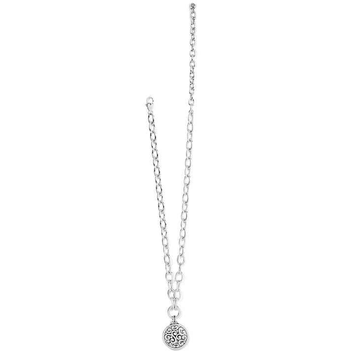 Brighton | Contempo Medallion Charm Necklace in Silver