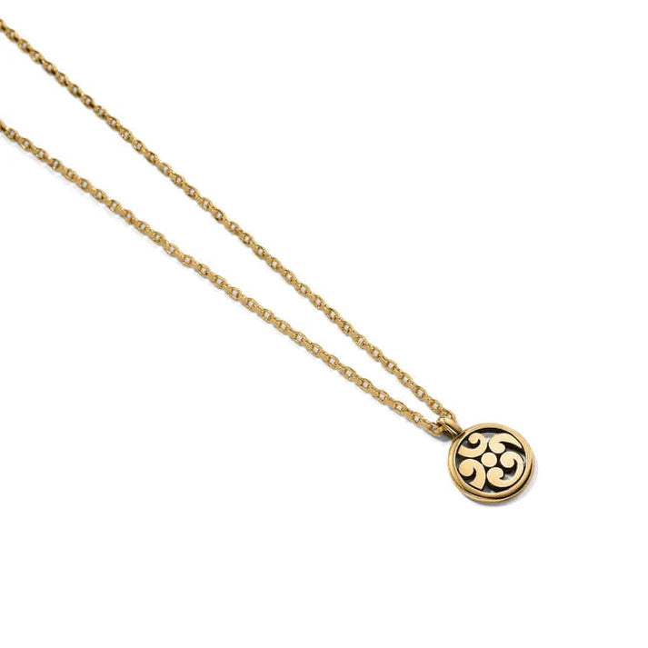Brighton | Contempo Medallion Petite Necklace in Gold