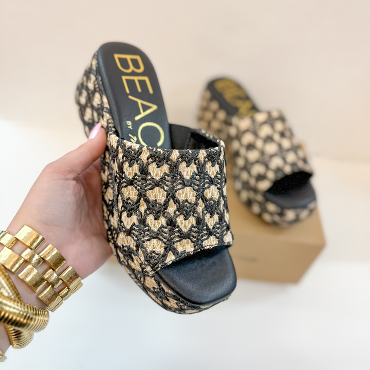 Matisse | Cruz Multi-Color Platform Sandal in Black - Giddy Up Glamour Boutique