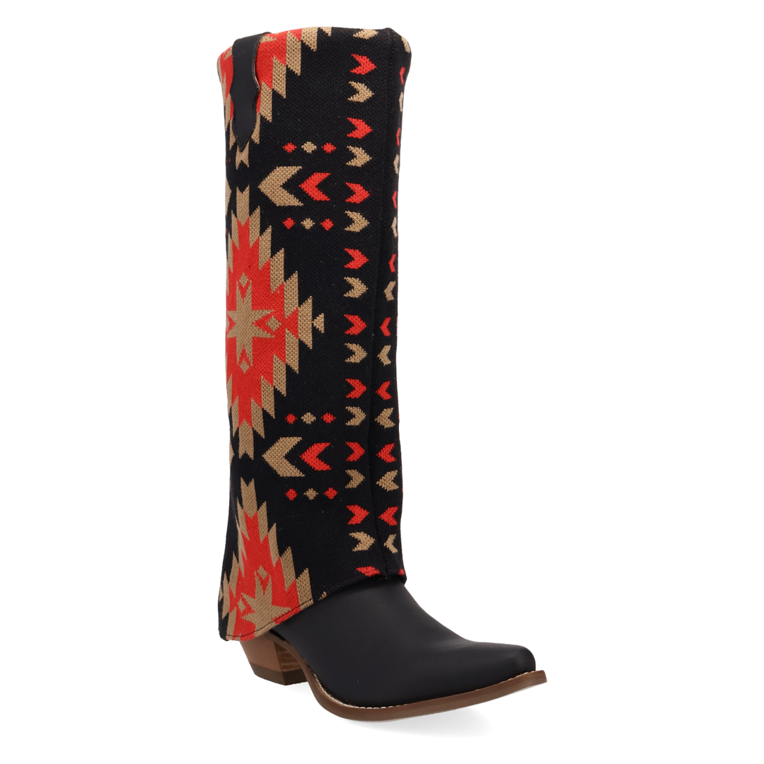 Online Exclusive | Dingo | Agave Leather Boot in Black **PREORDER
