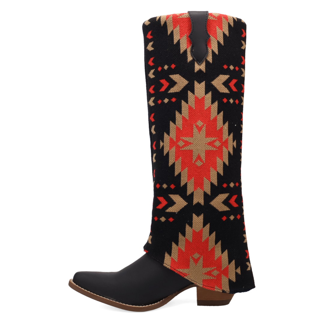 Online Exclusive | Dingo | Agave Leather Boot in Black **PREORDER