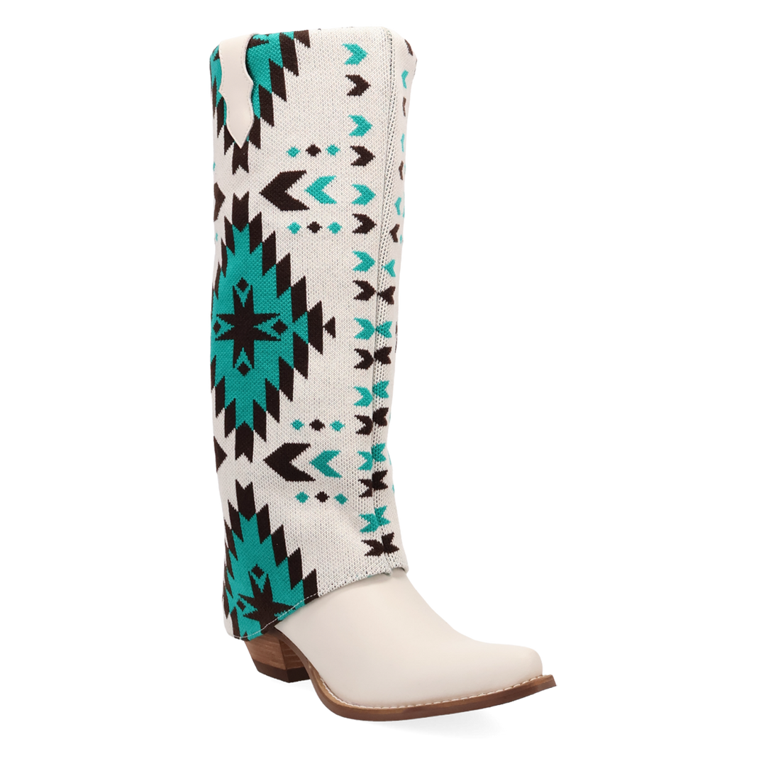 Online Exclusive | Dingo | Agave Leather Boot in White **PREORDER