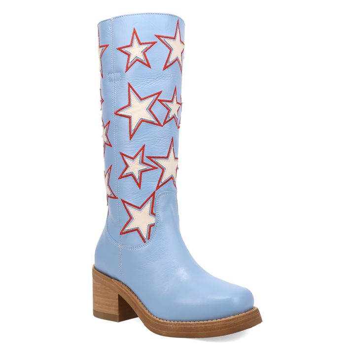 Online Exclusive | Dingo | American Dream Leather Boot in Blue **PREORDER