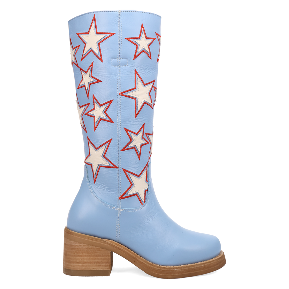 Online Exclusive | Dingo | American Dream Leather Boot in Blue **PREORDER
