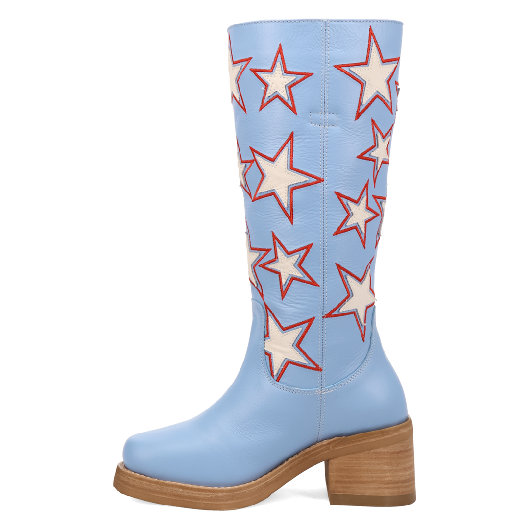 Online Exclusive | Dingo | American Dream Leather Boot in Blue **PREORDER