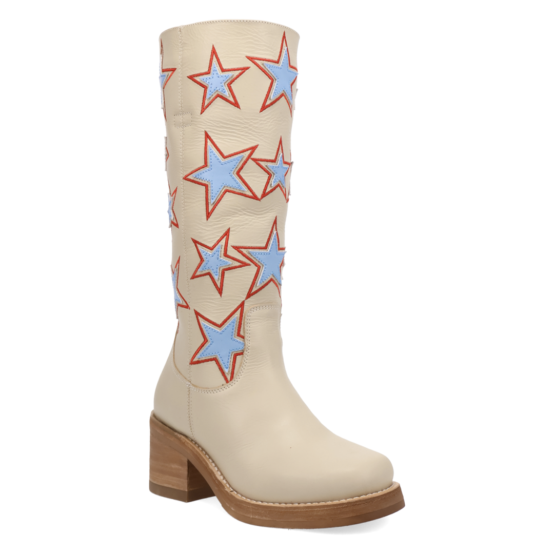 Online Exclusive | Dingo | American Dream Leather Boot in Cream **PREORDER