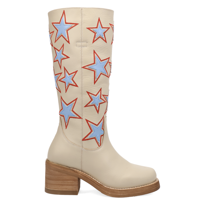 Online Exclusive | Dingo | American Dream Leather Boot in Cream **PREORDER