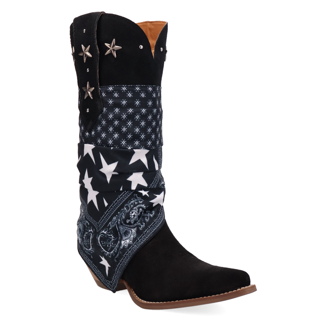 Online Exclusive | Dingo | Bandida Suede Boot in Black **PREORDER