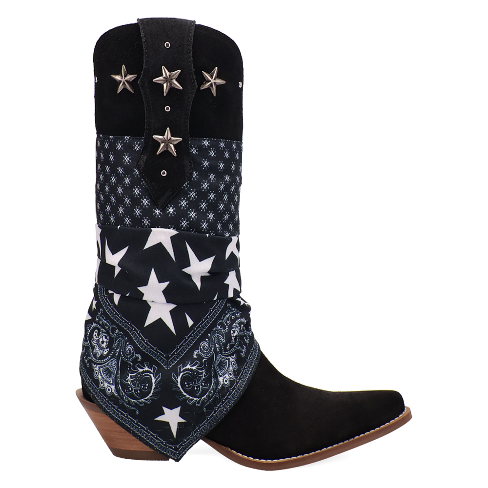Online Exclusive | Dingo | Bandida Suede Boot in Black **PREORDER