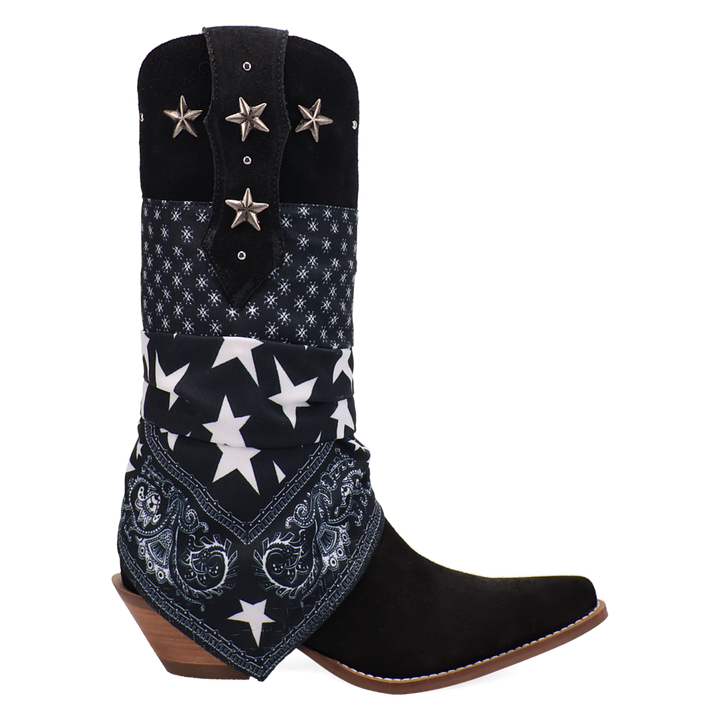 Online Exclusive | Dingo | Bandida Suede Boot in Black **PREORDER