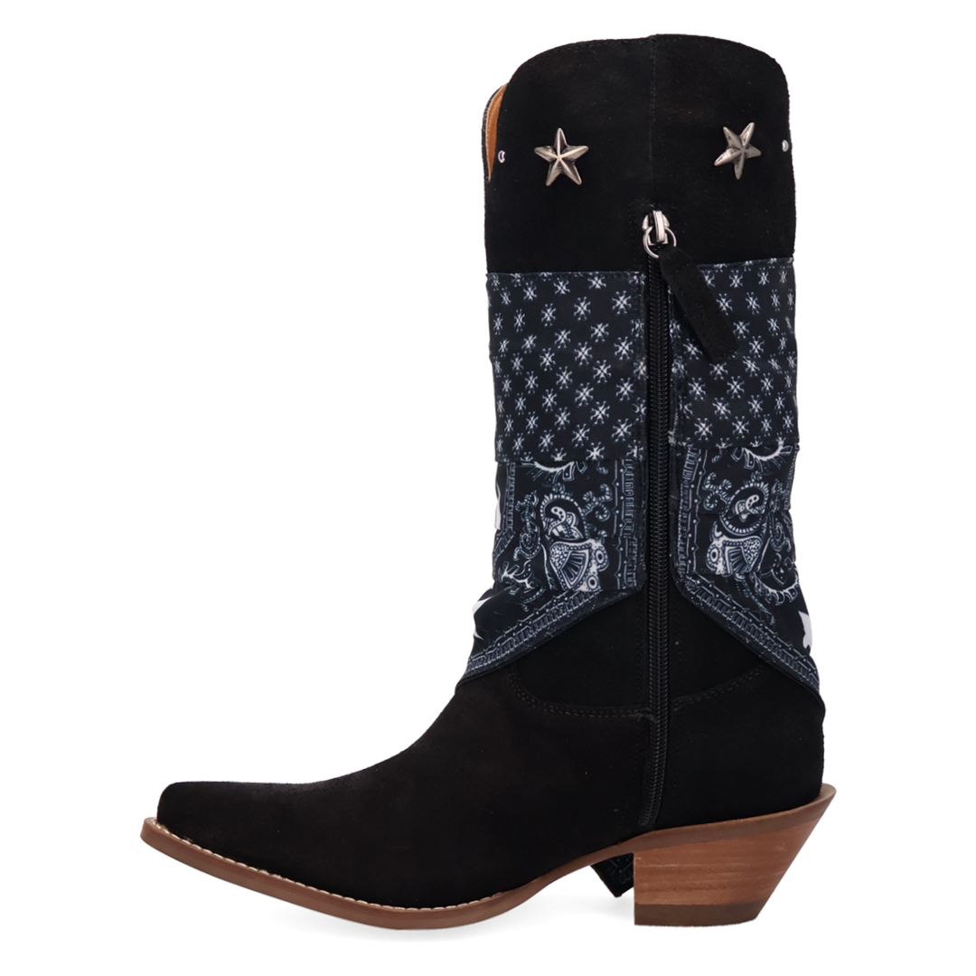 Online Exclusive | Dingo | Bandida Suede Boot in Black **PREORDER