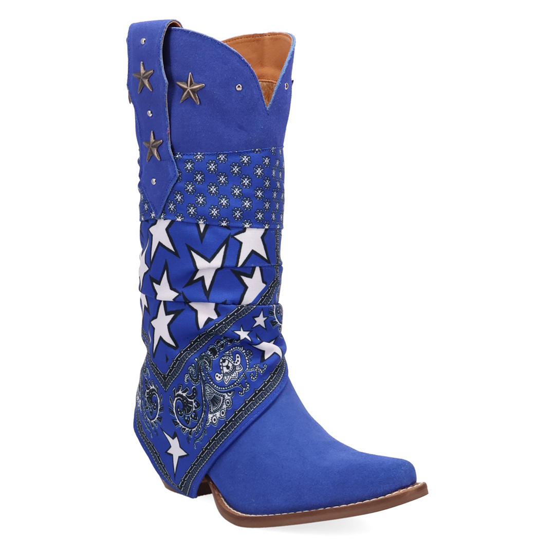 Online Exclusive | Dingo | Bandida Suede Boot in Blue **PREORDER