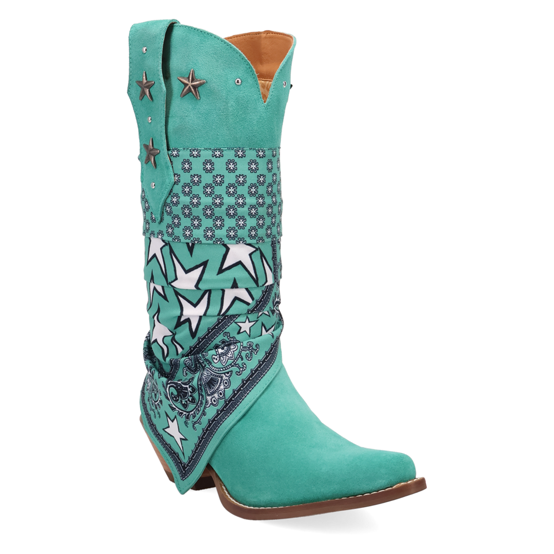 Online Exclusive | Dingo | Bandida Suede Boot in Green **PREORDER