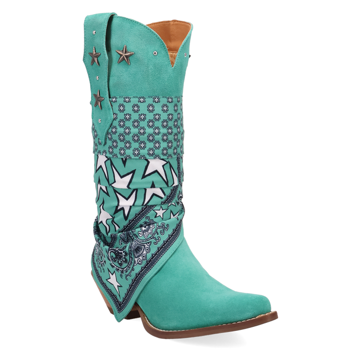 Online Exclusive | Dingo | Bandida Suede Boot in Green **PREORDER