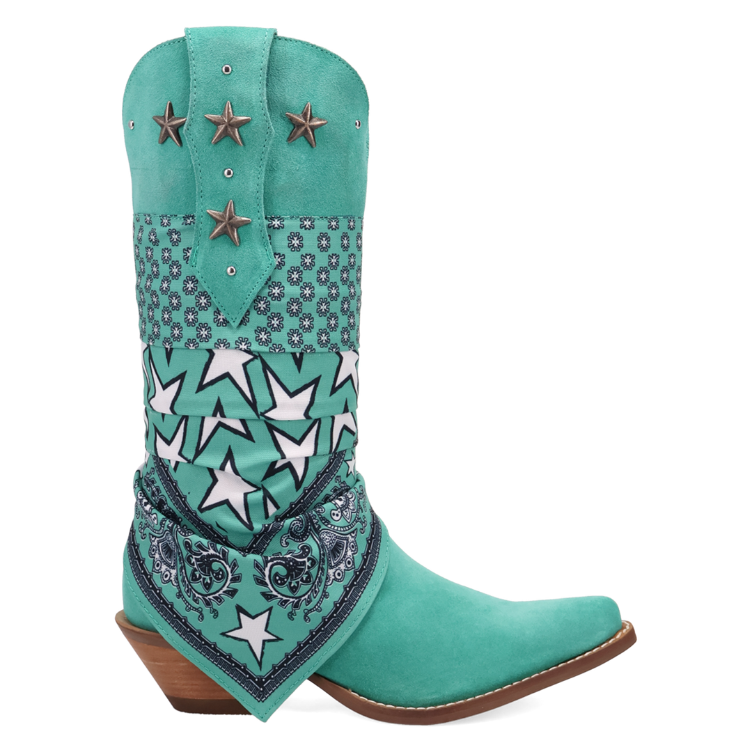 Online Exclusive | Dingo | Bandida Suede Boot in Green **PREORDER